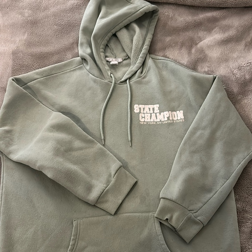 Sage green hoodie
